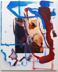 ALAN SHAFFER AND ED MOSES - Nalade No. 3, collage, photography, painting, portrait, abstract