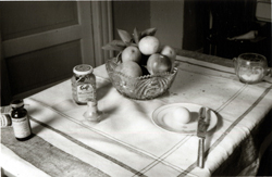 JULIUS SHULMAN - Still Life with Egg and Aspirin, c.1935