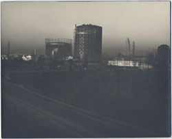 JULIUS SHULMAN - Los Angeles with City Hall in the Distance, 1932