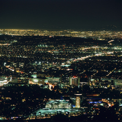 JULIUS SHULMAN, JUERGEN NOGAI - Nighttime View of West Hollywood, 2005