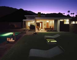 JULIUS SHULMAN, JUERGEN NOGAI - Julius Shulman with The Kaufmann House, Palm Springs, CA, 2007