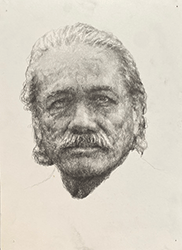 Kent Twitchell - portrait of James Olmos