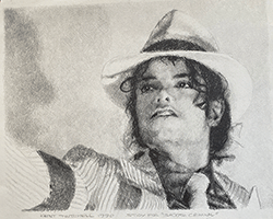 Kent Twitchell - study for Michael Jackson LA Mural