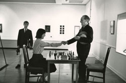 JULIAN WASSER - Eve Babitz and Marcel Duchamp, Pasadena Art Museum