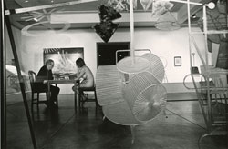 JULIAN WASSER - Duchamp Playing Chess with a Nude Eve Babitz, Pasadena Art Museum