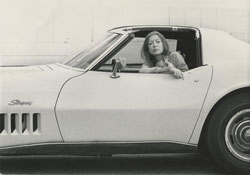 JULIAN WASSER - Joan Didion, Stingray, Hollywood, 1968