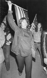 JULIAN WASSER - Jane Fonda demonstrating, 1973