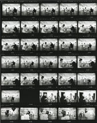 JULIAN WASSER - Contact Sheet for Duchamp, 1963