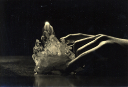 YAMAMOTO MASAO - #1281, photograph, crystal and hand