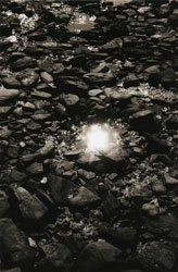 YAMAMOTO MASAO - Kawa #1558, photograph, rocks, puddle, reflection