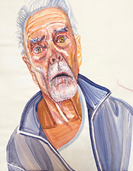 DON BACHARDY - Peter Alexander, 1998, portrait, acrylic, artist, Los Angeles