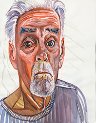 DON BACHARDY - Self-Portrait, 2019, portrait, acrylic, artist, Los Angeles