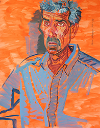 DON BACHARDY - Peter Alexander, 1998, portrait, acrylic, artist, Los Angeles