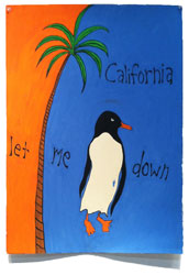 MICHAEL DEYERMOND - California Let Me Down, painting, conceptual