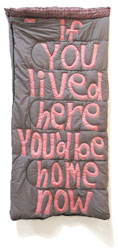 MICHAEL DEYERMOND - If You Lived Here You'd Be Home Now, sculpture, California, conceptual, installation