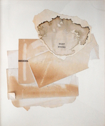 GEORGE HERMS - untitled (Eight Etudes), collage, abstract, minimal